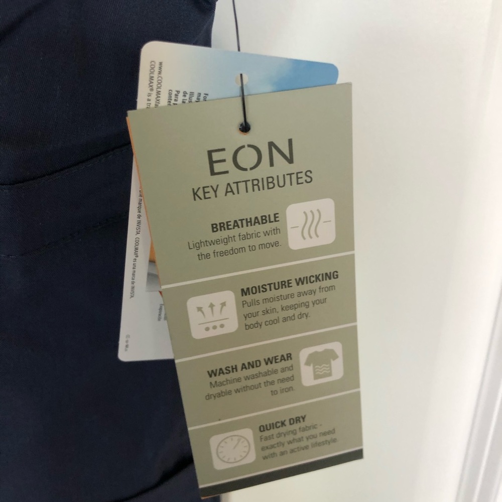 NWT Maevn EON Navy Scrub Top. - Picture 3 of 4